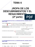 Tema 6 - La Europa de Los Descubrimientos y El Renacimiento 2a Parte