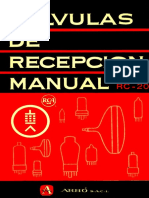 RCA 1960 RC-20 Valvulas de Recepcion Manual