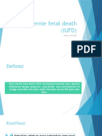 IUFD Intra Uterin Fetal Death