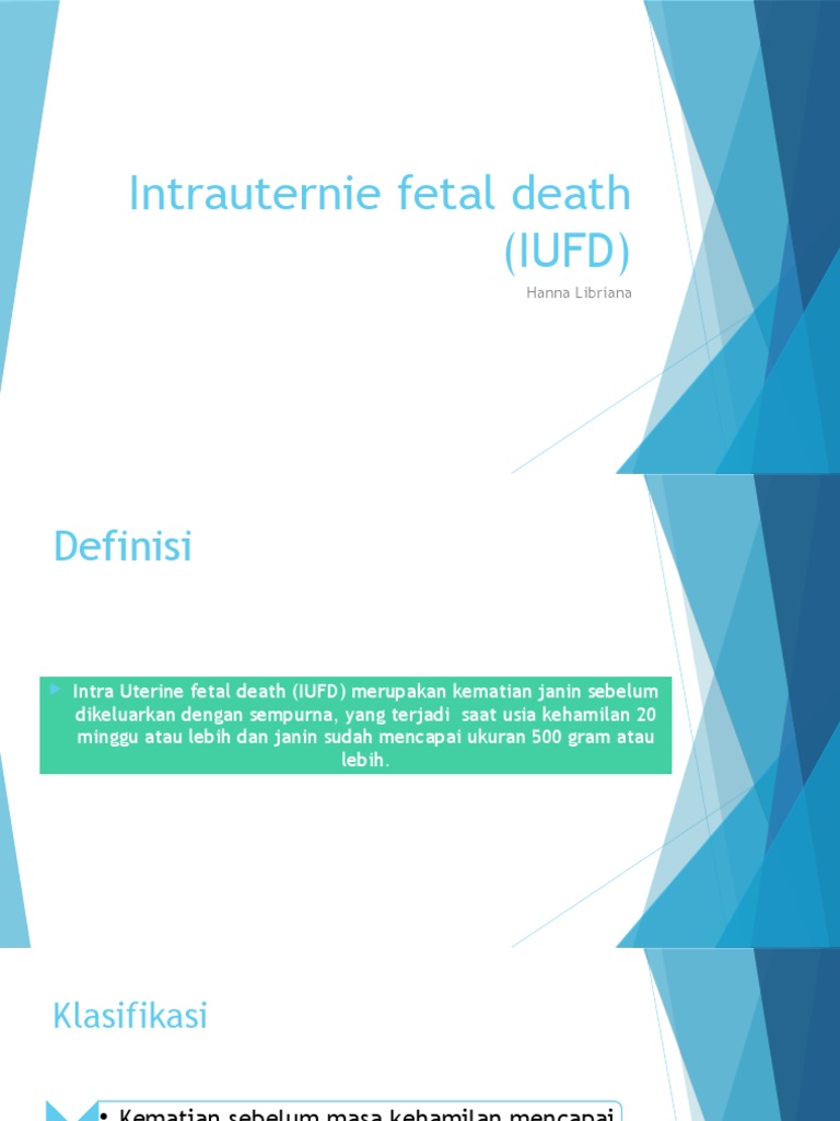 Definisi dan Penanganan IUFD | PDF