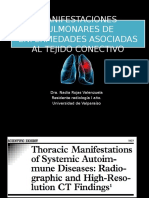 Hallazgos Imagenologicos Pulmonares en Enfermedades Del Colágeno.