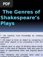 Curs 3 - Shakespeare Genre