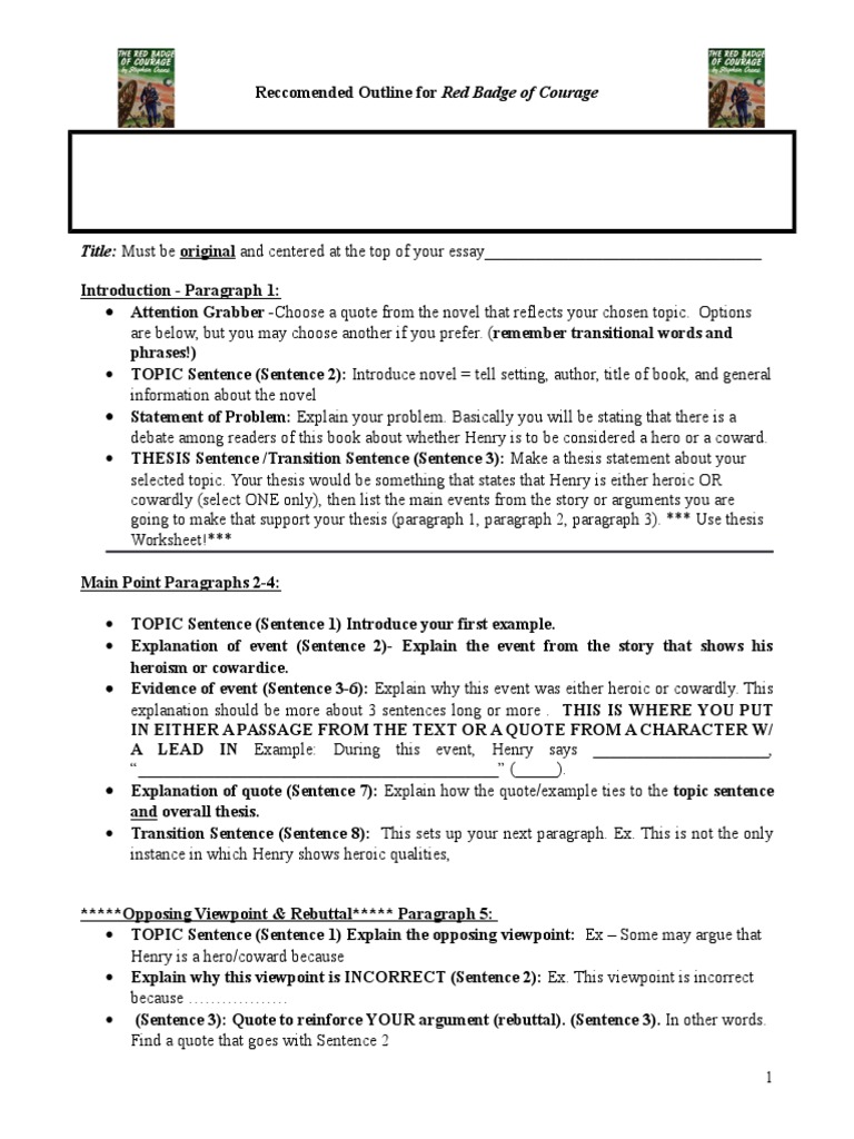 What is true courage essay image