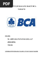Download Karya Tulis Magang Bakti Bca3 by Abi Gama SN338115257 doc pdf