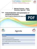 Parallel 4 - Industrialisation and Automation of Actuarial Processes