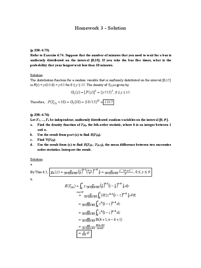 Homework 3 Solution Y Y F Y G G Y P