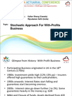 Parallel 19 - Stochastic approach for with-profits business