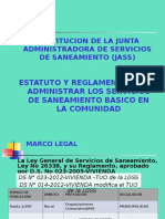 2 CONSTITUCION DE LA JASS - ESTATUTOS Y REGLAMENTOS.ppt