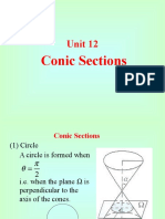 Equations and Properties of Conic Sections