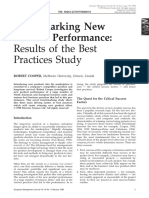 Benchmarking New Product Performance