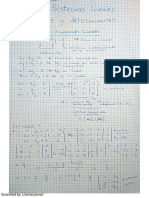 Sistemas Lineales, Matrices y Determinantes