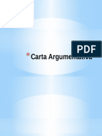 Características da Carta Argumentativa