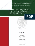 Semanario Judicial Mayo 2013