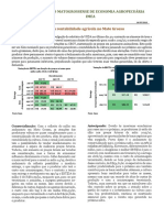 Relatório de Rentabilidade Da Agricultura No MT_2016