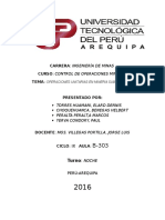 Operaciones Unitarias en Mineria Subterranea