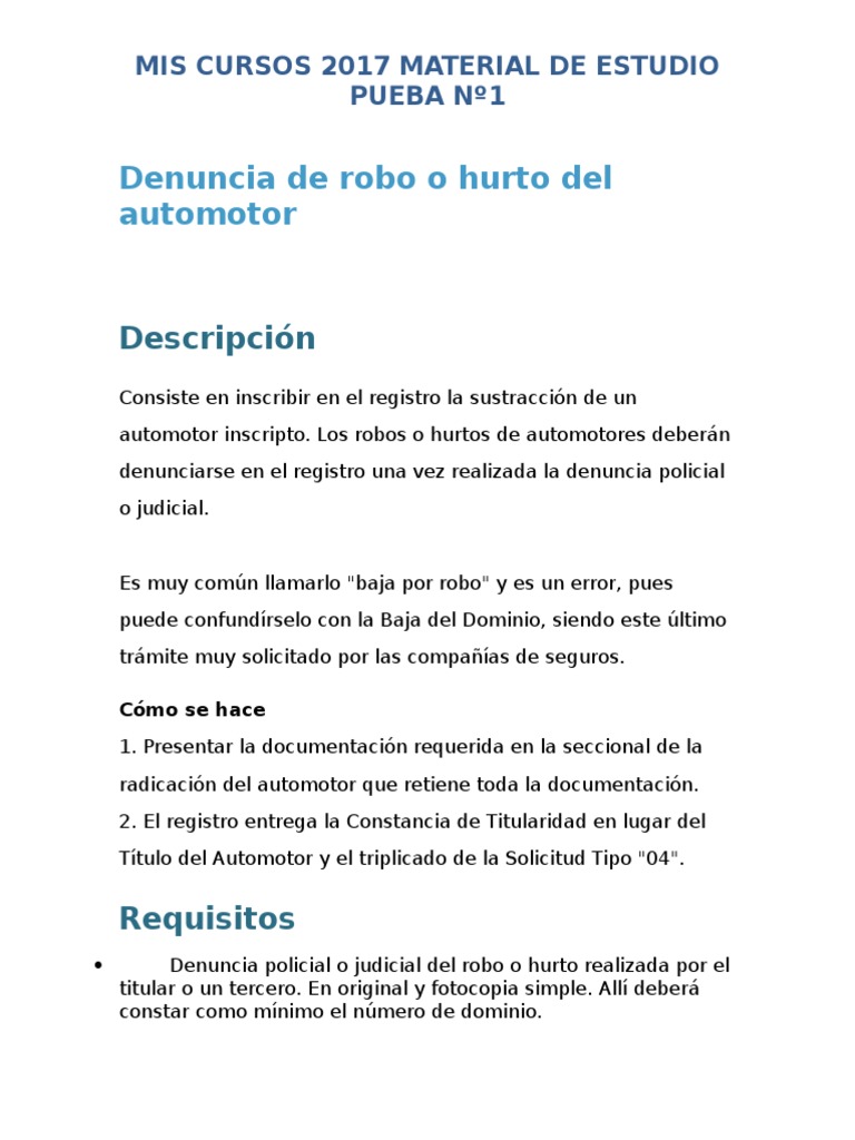 denuncia-de-robo-de-veh-culo-gu-a-pr-ctica-pdf-derecho