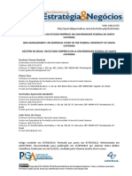 Gestão de Ideias - Um Estudo Empírico Na Universidade Federal de Santa Catarina