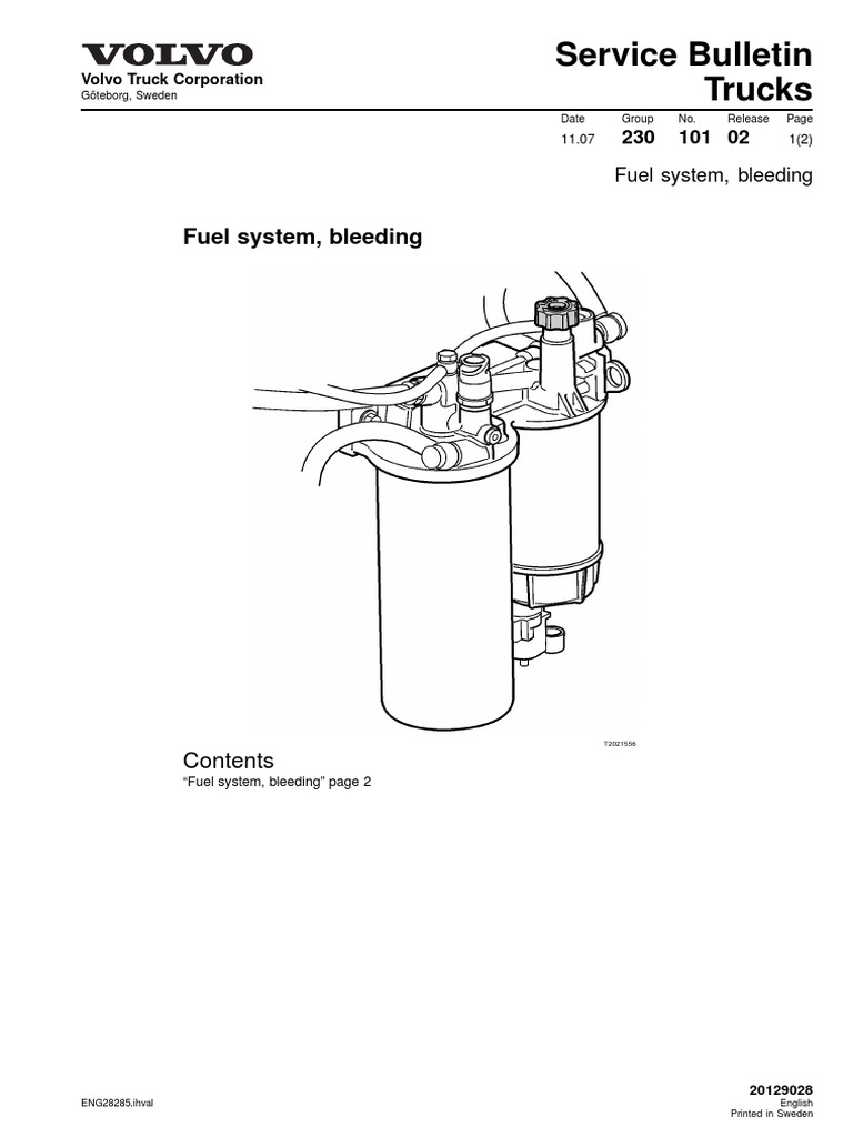 Bleeding Fuel System PDF