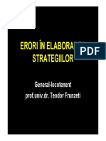 Tema 08. Erori in Elaborarea Strategiilor