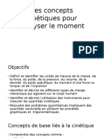 Les Concepts Cinétiques Pour Analyser Le Moment