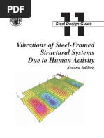 Design Guide 11 Vibrations of Steel Framed Structural Systems Due To Human Activity Second Edition 1