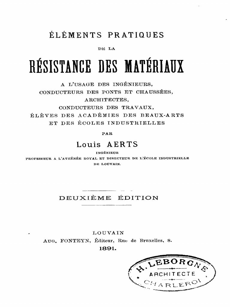 Résistance des matériaux en construction | PDF | Rivet | Obliger