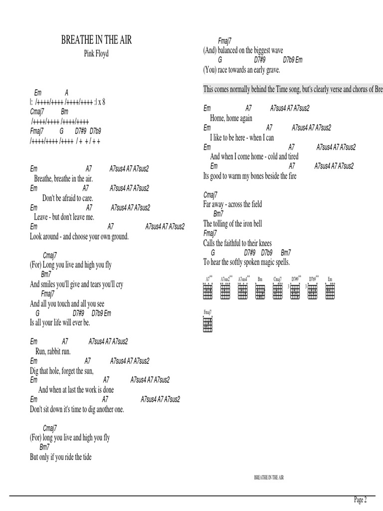 The Air That I Breathe Lyrics