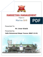 Marketig Management Project Report by Waqar Vickh