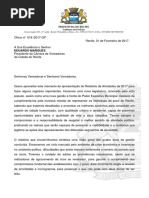 Mensagem do Executivo à Câmara 2017