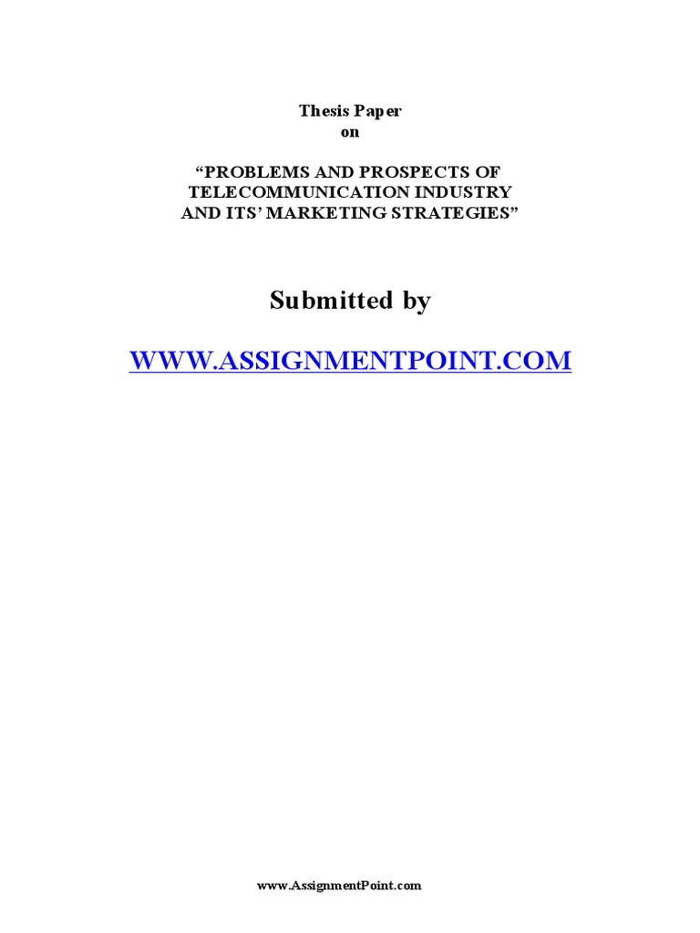 telecommunication thesis pdf