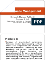 Performance management concepts