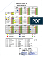 HUCSB-Working Calendar 2017