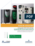 Guia Conversão Commander SK e Unidrive SP para Unidrive M