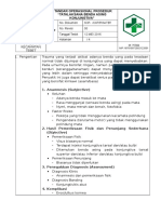 SOP Tatalaksana Benda Asing Konjungtiva