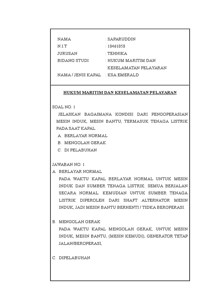 Sistem Kontrol Pasca Prala Soal Dan Jawaban Galeri Soal