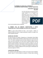 Agotamiento de La Vía Administrativa Como Requisito Perverso - Casación 18013-2015 Sullana