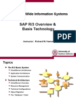 SAP R/3 Overview & Basis Technology: Enterprise Wide Information Systems