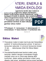 Materi, Enerji & Piramida Ekologi