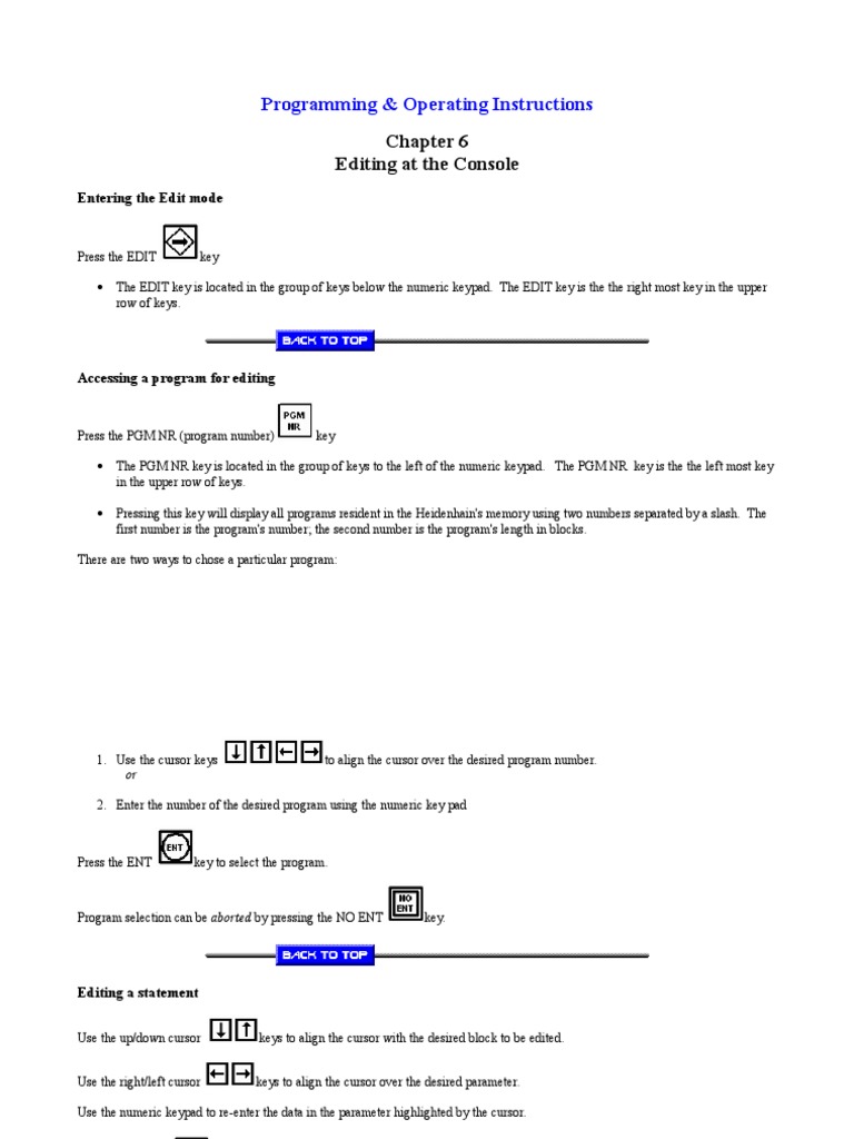 Heidenhain Program Control | PDF
