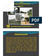 Profil Hidrologi Dan Kualitas Air Tahun 2016 New