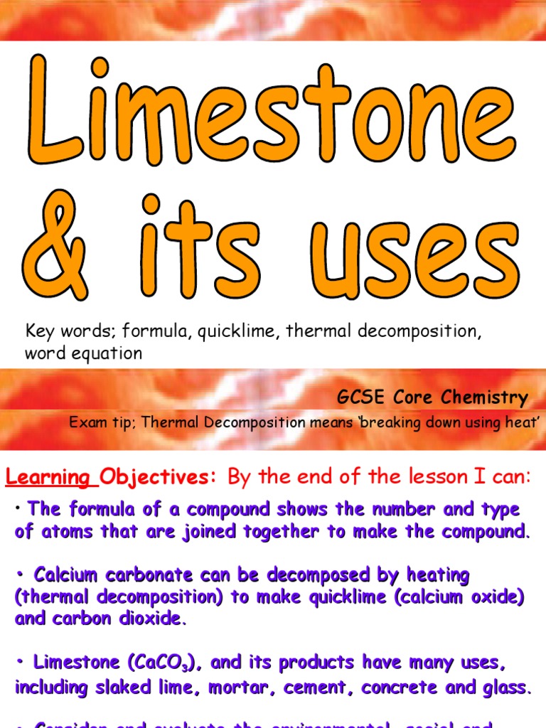 1_1.2_limestone and Its Uses Carbonate Chemical Elements