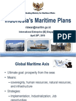 Indonesia’s Maritime Plans (2015 Presentation)