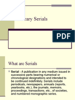 Essential Information About Library Serials