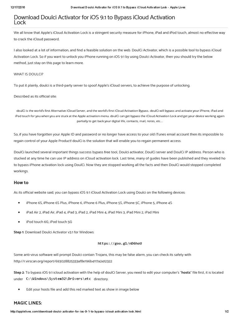 Doulci activator full crack download