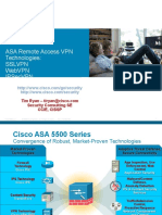 Asa Remote Access VPN Technologies: SSLVPN Webvpn Ipsecvpn: Security Consulting Se Ccie, Cissp