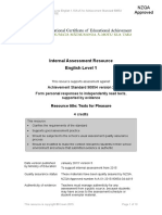 internal assessment resource