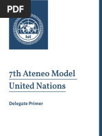 7th Ateneo Model United Nations Delegate Primer