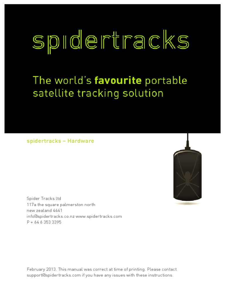 Spidertracks Installation Manual | PDF | Global Positioning System ...