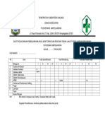 2.1.4 EP 2345 Bukti Pemeliharaan Hasil Monitoring Rencana Tindak Lanjut Pemeliharaan Prasarana Puskesmas FIX