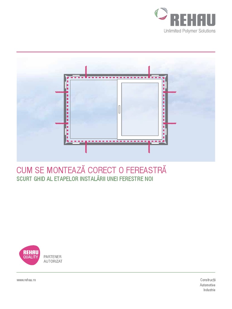 Ghid Montaj REHAU PDF | PDF